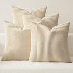 MIULEE Boho Farmhouse Throw Pillow Covers 18x18 Inch Set of 4 Mordern Nordic by MIULEE