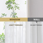 MYSKY HOME Natural French Door Curtains - Image 7