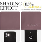 NICETOWN 2 Panels Blackout Curtains, Rod Pocket Thermal Insulated Drapes 84 - Image 3