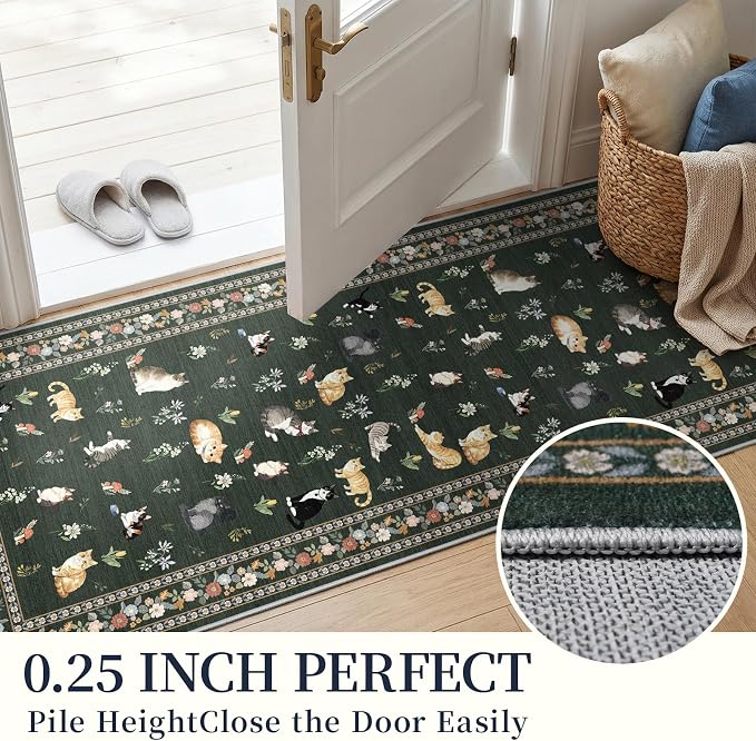 2'6"x8' Washable Kitchen Runner Rug - Image 5