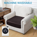 Leather Look Couch Cushion Covers Sofa Seat Slipcovers Sets Couches Furniture - Image 3