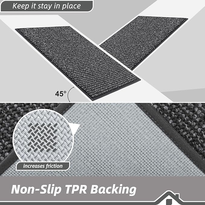 BEQHAUSE Kitchen Runner Rugs 32"x72", Non-Slip Kitchen Mats - Image 4