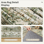 6x9 Area Rugs for Living Room Non-Slip Washable Rugs 6x9 Vintage Rug for - Image 5
