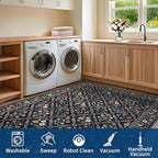 Washable Kitchen Rugs Non Slip 2x6 Hallway Runner Rug Stain Resistant Low Pile - Image 7