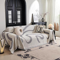 MYSKY HOME Couch Cover for 3 Cushion Sofa, Super Soft Boho Couch Covers for by MYSKYHOME