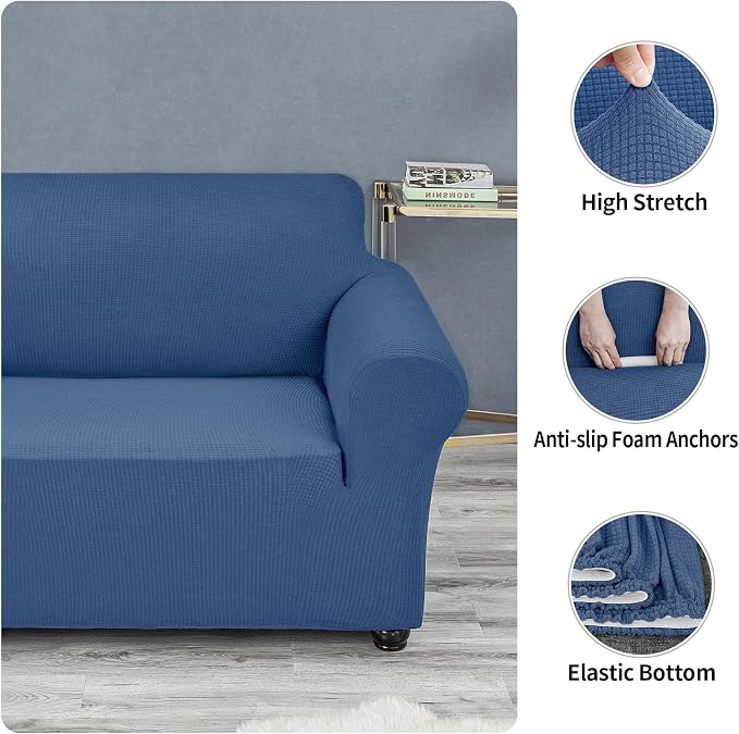 Joccun Stretch Loveseat Couch Cover, Water Repellent Sofa Slipcover - Image 5