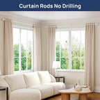 ENJOYBASICS 2 Pack No Drill Curtain Rods - Image 3