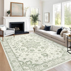 Madane 5x7 Area Rugs for Living Room, Vintage Stain Resistant Area Rug by Madane