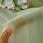 OWENIE Sheer Curtain 96 Inch Long 2 Panels Set, Light Filtering Clear Rod - Image 5