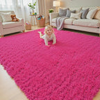 Rugs for Living Room 5x8, Alfombras para Salas Shag Large Plush Soft Area Rug by Junhejiamei