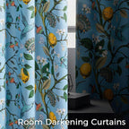 Topfinel Sliding Door Patio Floral Curtains & Drapes - Image 3