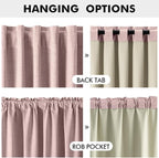 MIULEE 100% Blackout Linen Curtains - Image 5
