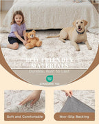 Madane 9x12 Area Rugs for Living Room, Machine Washable Rug - Image 5
