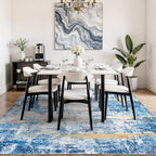 Rugflix 8x10 Area Rugs for Living Room, Washable Large Rug Stain-Resistant Low - Image 3