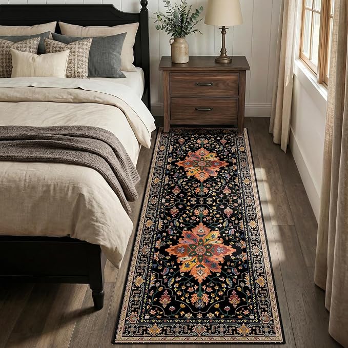 RELEANY Area Rugs 2'x6' Runner Rug Non Slip Washable - Image 2