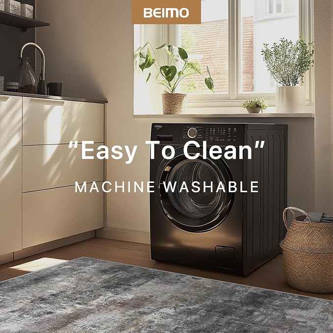 Area Rugs 9x12 for Living Room Bedroom, Large Modern Abstract Machine Washable - Image 7