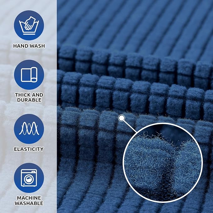KEKUOU Stretch Single Sofa Slipcover 1 Piece Couch Sofa Cover Furniture - Image 3
