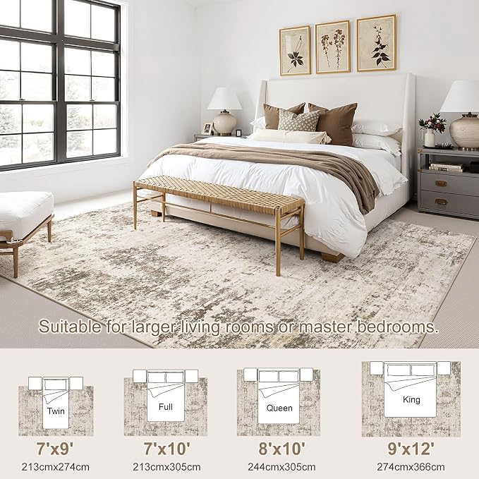 UERMEI 7x9 Area Rug Living Room Rugs - Image 3