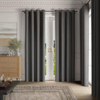 NICETOWN Room Darkening Draperies Curtains Panels, 2 Panels Grey W52 x L84 - Image 9