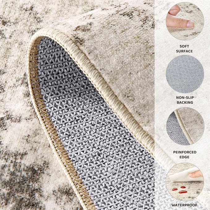 UERMEI 10x14 Area Rug Living Room Rugs - Image 8