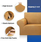 KEKUOU Stretch Oversized Sofa Slipcover 1 Piece Couch Sofa Cover Furniture - Image 5