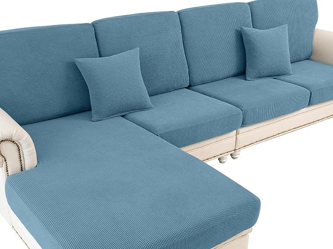 Couch Cushion Covers Seat Cushion Cover Stretch Couch Cover Separate Sectional by LA+MEACK
