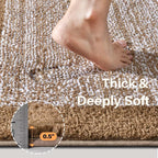 48x32 Large Bathroom Rugs Washable Non Slip, Coffee Bath Mat - Image 4