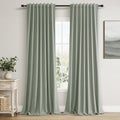 Guken 100% Blackout Curtains 90 Inch Length 2 Panels Set by Guken
