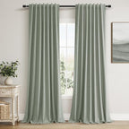 Guken 100% Blackout Curtains 96 Inch Length 2 Panels Set by Guken