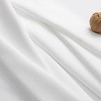 Chyhomenyc White Valance for Windows, Light Filtering Faux Linen Textured - Image 9