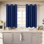 BGment Kitchen Curtains for Small Windows, 45 inch Curtains 2 Panels Set - Image 2