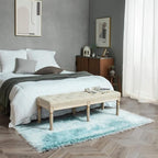 Ashler faux fur rug, Fluffy Shaggy Area Rug Ultra Soft 4 x 6 Feet Rectangle Fur - Image 3