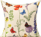 All Smiles 16 x 16 Throw Pillow Covers Outdoor Spring Summer Garden Flowers - Image 3