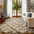 5x7 Ft Large Shag Rugs for Bedroom Living Room Decor for Men Boys, Tie Dyed - Image 2