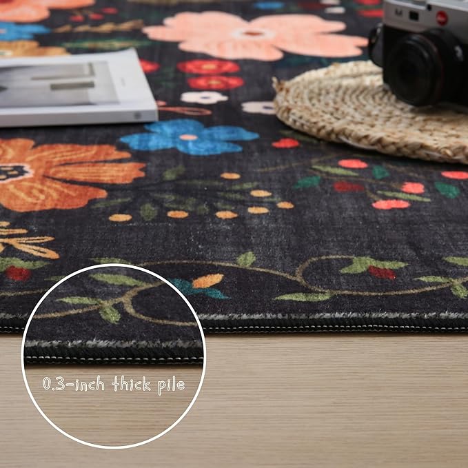 Rugcomf Runners for Hallways Kitchen Rug Non Slip 2'x 10' Long Washable Runner - Image 7