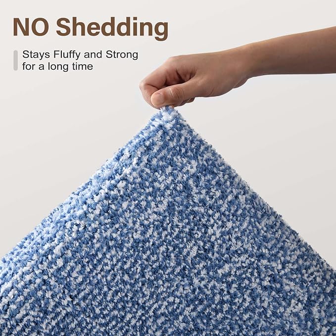 48x24 Long Bathroom Rugs Washable Non Slip, Soft Absorbent Quick Dry Mats - Image 8