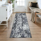 Washable Area Rugs 3x7 Non-Slip Modern Abstract Soft - Image 2