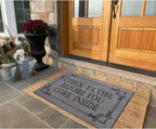 Indoor Door Mat Welcome Mats for Front Door Outdoor, Non Slip Rubber Farmhouse - Image 6
