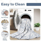 8x10 Area Rugs for Living Room: Washable Rug Vintage Large Rugs Soft Non Slip - Image 5