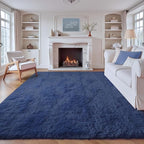 8x10 Area Rugs for Living Room: Fluffy Shag Soft Washable Rug Large Fuzzy Plush by VECARF