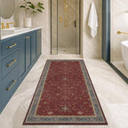 2x6 Turkish Kitchen Runner Rugs Non Skid Washable - Image 3