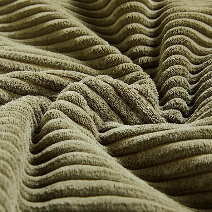 Fancy Homi 2 Packs Olive Green Lumbar Decorative Throw Pillow Covers 16x32 Inch - Image 5
