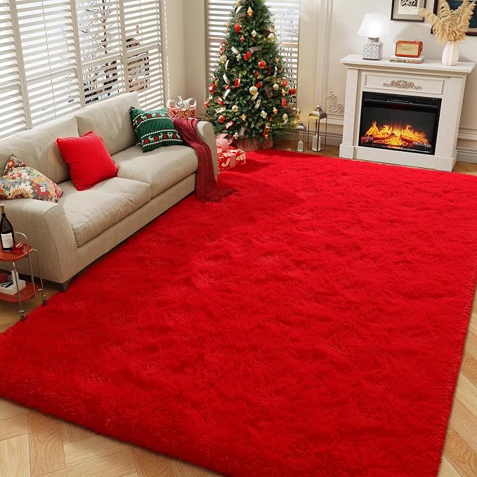 Amearea Premium Soft Fluffy Rug Modern Shag Carpet, 8x10 Feet, Fuzzy Shaggy Rugs - Image 2