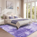 Washable Area Rugs 6'x9' Non-Slip Modern Abstract Soft - Image 2