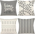 YCOLL Pillow Covers 18x18 Set of 4，Modern Sofa Throw Pillow Cover, Decorative by PillowCoversExpert