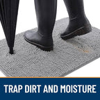 OLANLY Dog Door Mat for Muddy Paws 32x20, Absorbs Moisture and Dirt, Absorbent - Image 2