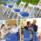 Buryeah 12 Pcs Flannel Throw Blanket Bulk 50 x 60 in Sleepover Blanket Outdoor - Image 4