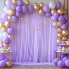 Lavender Tulle Backdrop Curtains - Image 2