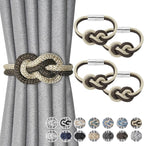 NICEEC 4 Pack Mini Magnetic Curtain Tiebacks Nordic Simple Style Drape Tie by NICEEC
