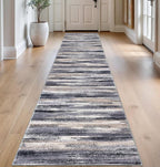 Lansny Modern Abstract Runner Rug 2.6x14 by lansny